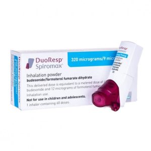 Budesonide formoterol Inhaler product image UK